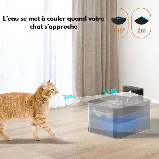 Fontaine à eau capteur infrarouge