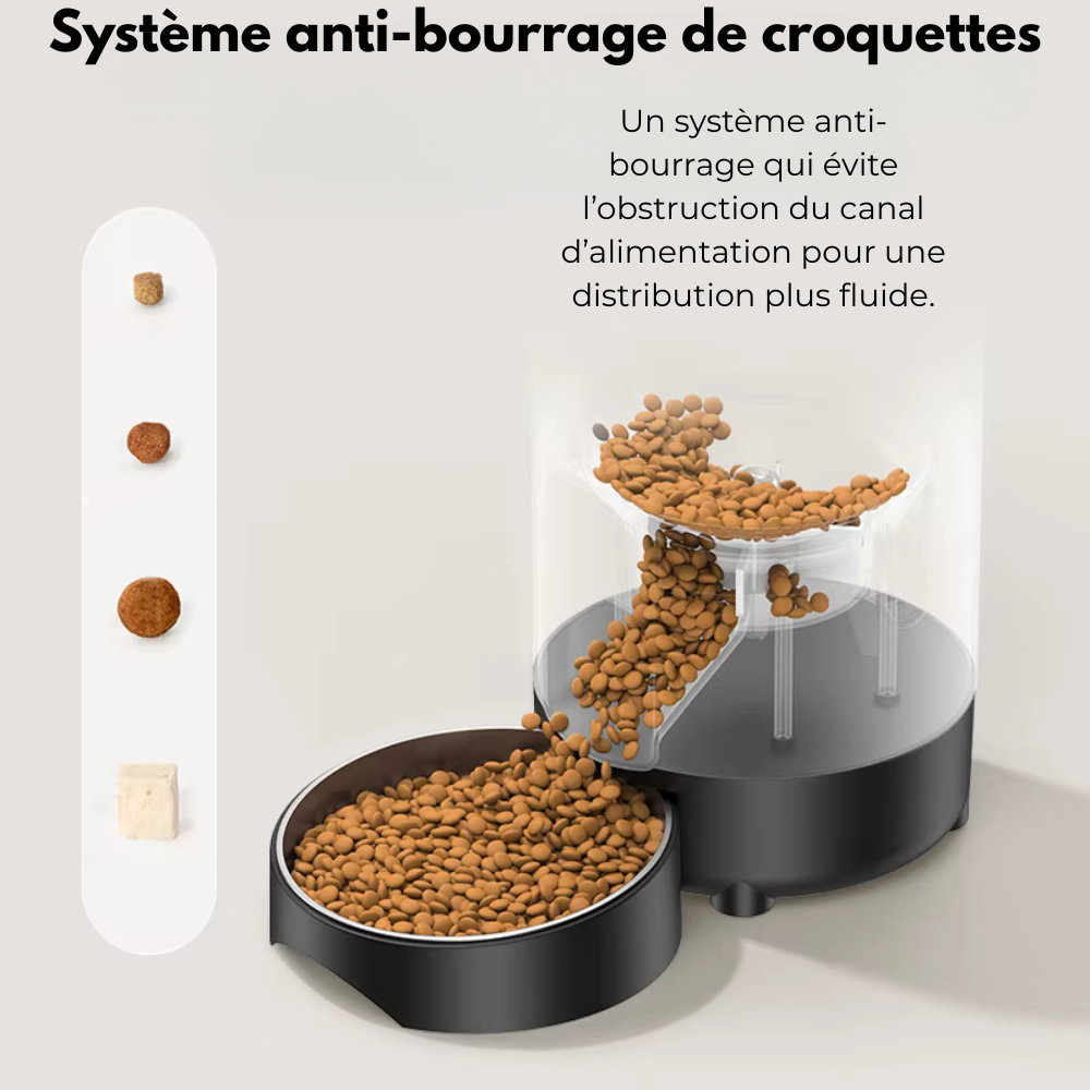 Distributeur automatique programmable de croquettes
