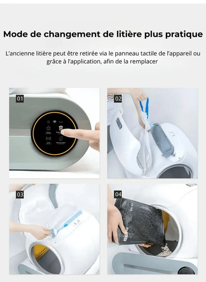 Litière autonettoyante