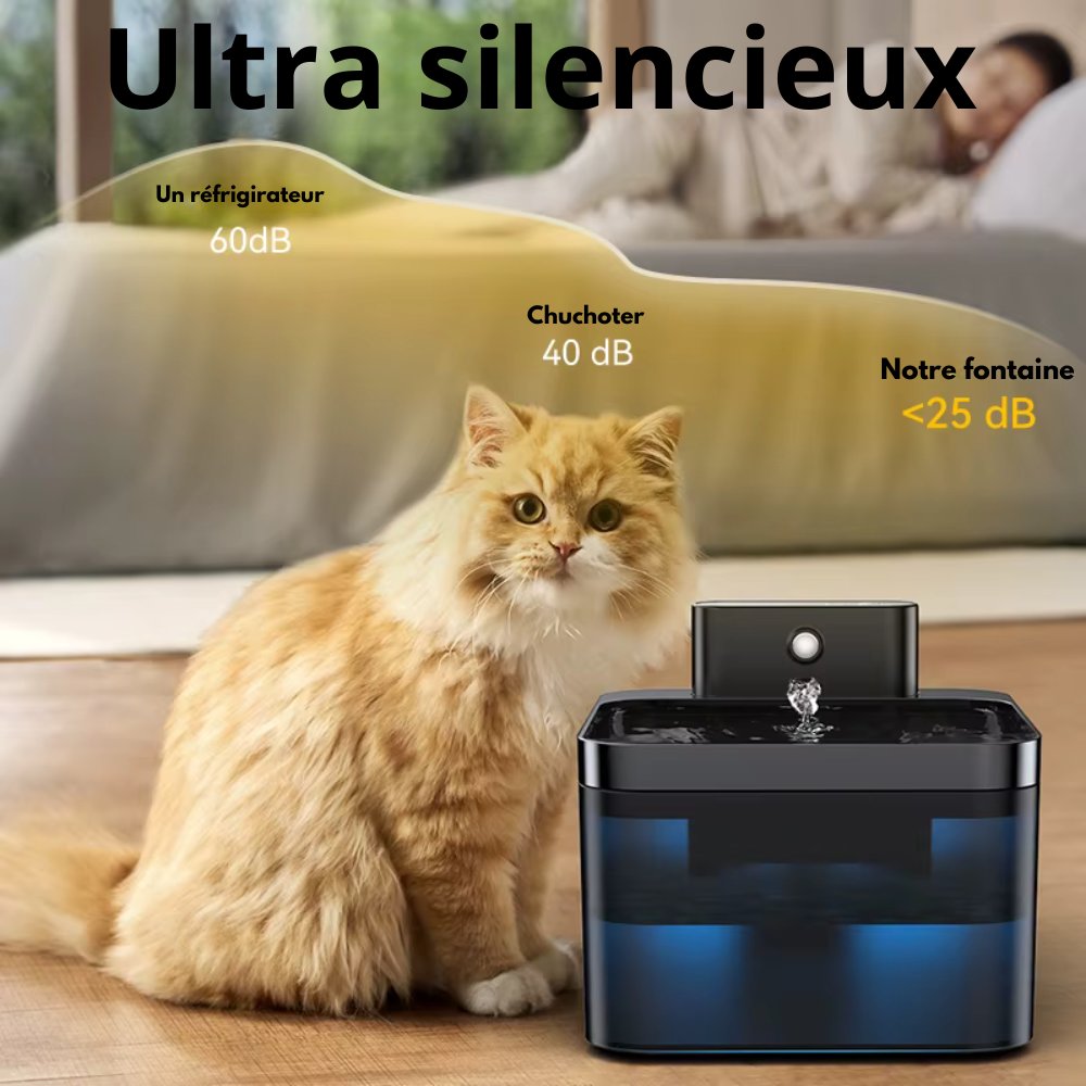 Fontaine à eau capteur infrarouge